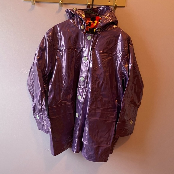 Bob Mackie Jackets & Blazers - Bob Mackie Wearable Art Purple Raincoat Size 3X